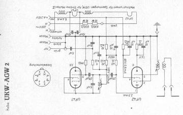 SABA VHF AGW2 schematic circuit diagram